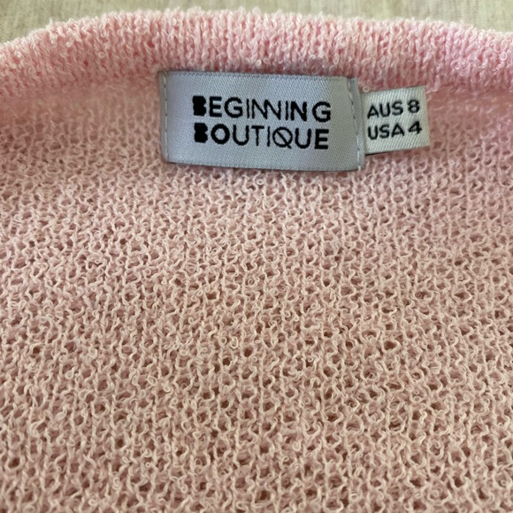 Beginning Boutique Aubrie Pink Backless Mini Dress - Picture 5 of 7